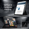 image:imageJETech Rotating Case Cover for iPad Pro 11 43 Black  For 20222021 Model 360 Rotation Stand Clear Back Design Auto WakeSleep Pencil Holder Full ProtectionBlack