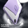 image:imageJETech Rotating Case Cover for iPad Pro 11 43 Black  For 20222021 Model 360 Rotation Stand Clear Back Design Auto WakeSleep Pencil Holder Full ProtectionLight Purple