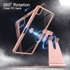image:imageJETech Rotating Case Cover for iPad Pro 11 43 Black  For 20222021 Model 360 Rotation Stand Clear Back Design Auto WakeSleep Pencil Holder Full ProtectionRose Gold