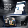 image:imageJETech Rotating Case Cover for iPad Pro 11 43 Black  For 20222021 Model 360 Rotation Stand Clear Back Design Auto WakeSleep Pencil Holder Full ProtectionNavy