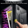 image:imageJETech Rotating Case Cover for iPad Pro 11 43 Black  For 20222021 Model 360 Rotation Stand Clear Back Design Auto WakeSleep Pencil Holder Full ProtectionSpace Gray