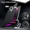 image:imageJETech Rotating Case Cover for iPad Pro 11 43 Black  For 20222021 Model 360 Rotation Stand Clear Back Design Auto WakeSleep Pencil Holder Full ProtectionBlack