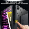 image:imageJETech Rotating Case Cover for iPad Pro 129 6543 Black  For 2022202120202018 Model 360 Rotation Stand Clear Back Design Auto WakeSleep Pencil Holder Full ProtectionSpace Gray