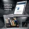 image:imageJETech Rotating Case Cover for iPad Pro 129 6543 Black  For 2022202120202018 Model 360 Rotation Stand Clear Back Design Auto WakeSleep Pencil Holder Full ProtectionSilver