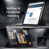 image:imageJETech Rotating Case Cover for iPad Pro 129 6543 Black  For 2022202120202018 Model 360 Rotation Stand Clear Back Design Auto WakeSleep Pencil Holder Full ProtectionBlack