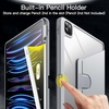 image:imageJETech Rotating Case Cover for iPad Pro 129 6543 Black  For 2022202120202018 Model 360 Rotation Stand Clear Back Design Auto WakeSleep Pencil Holder Full ProtectionSilver