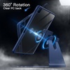 image:imageJETech Rotating Case Cover for iPad Pro 129 6543 Black  For 2022202120202018 Model 360 Rotation Stand Clear Back Design Auto WakeSleep Pencil Holder Full ProtectionNavy
