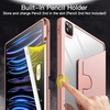 image:imageJETech Rotating Case Cover for iPad Pro 129 6543 Black  For 2022202120202018 Model 360 Rotation Stand Clear Back Design Auto WakeSleep Pencil Holder Full ProtectionRose Gold