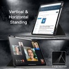 image:imageJETech Rotating Case Cover for iPad Pro 129 6543 Black  For 2022202120202018 Model 360 Rotation Stand Clear Back Design Auto WakeSleep Pencil Holder Full ProtectionSpace Gray
