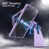 image:imageJETech Rotating Case Cover for iPad Pro 129 6543 Black  For 2022202120202018 Model 360 Rotation Stand Clear Back Design Auto WakeSleep Pencil Holder Full ProtectionLight Purple