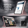 image:imageJETech Rotating Case Cover for iPad mini A17 Pro6th Gen Purple  For 83 20242021 Model 360 Rotation Stand Clear Back Design Auto WakeSleep Pencil Holder Full ProtectionPink