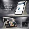image:imageJETech Rotating Case Cover for iPad mini A17 Pro6th Gen Purple  For 83 20242021 Model 360 Rotation Stand Clear Back Design Auto WakeSleep Pencil Holder Full ProtectionStarlight