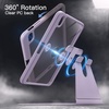 image:imageJETech Rotating Case Cover for iPad mini A17 Pro6th Gen Purple  For 83 20242021 Model 360 Rotation Stand Clear Back Design Auto WakeSleep Pencil Holder Full ProtectionPurple