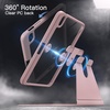 image:imageJETech Rotating Case Cover for iPad mini A17 Pro6th Gen Purple  For 83 20242021 Model 360 Rotation Stand Clear Back Design Auto WakeSleep Pencil Holder Full ProtectionPink