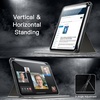 image:imageJETech Rotating Case Cover for iPad mini A17 Pro6th Gen Purple  For 83 20242021 Model 360 Rotation Stand Clear Back Design Auto WakeSleep Pencil Holder Full ProtectionSpace Gray