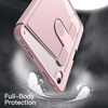 image:imageJETech Rotating Case Cover for iPad mini A17 Pro6th Gen Purple  For 83 20242021 Model 360 Rotation Stand Clear Back Design Auto WakeSleep Pencil Holder Full ProtectionPink