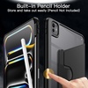 image:imageJETech Rotating Case Cover for iPad mini A17 Pro6th Gen Purple  For 83 20242021 Model 360 Rotation Stand Clear Back Design Auto WakeSleep Pencil Holder Full ProtectionBlack