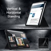image:imageJETech Rotating Case Cover for iPad mini A17 Pro6th Gen Purple  For 83 20242021 Model 360 Rotation Stand Clear Back Design Auto WakeSleep Pencil Holder Full ProtectionBlack