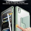 image:imageJETech Rotating Case Cover for iPad mini A17 Pro6th Gen Purple  For 83 20242021 Model 360 Rotation Stand Clear Back Design Auto WakeSleep Pencil Holder Full ProtectionMint