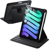 image:imageJETech Rotating Case Cover for iPad mini A17 Pro6th Gen Purple  For 83 20242021 Model 360 Rotation Stand Clear Back Design Auto WakeSleep Pencil Holder Full ProtectionBlack