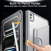 image:imageJETech Rotating Case Cover for iPad mini A17 Pro6th Gen Purple  For 83 20242021 Model 360 Rotation Stand Clear Back Design Auto WakeSleep Pencil Holder Full ProtectionSilver