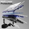 image:imageJETech Rugged Case for iPad A16 11th10th Gen Black  For 20252022 Model Builtin Screen Protector Rotating Hand Strap Stand Heavy Duty Shockproof ProtectionNavy