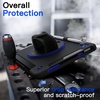 image:imageJETech Rugged Case for iPad A16 11th10th Gen Black  For 20252022 Model Builtin Screen Protector Rotating Hand Strap Stand Heavy Duty Shockproof ProtectionNavy