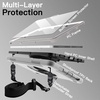 image:imageJETech Rugged Case for iPad A16 11th10th Gen Black  For 20252022 Model Builtin Screen Protector Rotating Hand Strap Stand Heavy Duty Shockproof ProtectionLight Grey