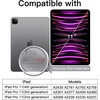 image:imageJETech Screen Protector for iPad Pro 11 432 202220212020 22 Pack  with Camera Lens Protector HD Clear Tempered Glass Pencil amp Face ID Compatible AntiScratch ProtectioniPadPro11432
