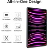 image:imageJETech Screen Protector for iPad Pro 11 432 202220212020 22 Pack  with Camera Lens Protector HD Clear Tempered Glass Pencil amp Face ID Compatible AntiScratch ProtectioniPadPro129654