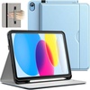 image:imageJETech Business Case Cover for iPad A16 11th10th Gen Black  For 20252022 Model PU Leather Design Pencil Holder amp Pocket MultiAngle ViewingBlue