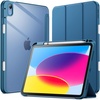 image:imageJETech Case Cover for iPad A16 11th10th Gen Navy  For 20252022 Model Clear Transparent Back Pencil Holder Slim Shockproof TriFold Stand Auto WakeSleepTeal