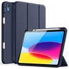 image:imageJETech Case Cover for iPad A16 11th10th Gen Navy  For 20252022 Model Soft TPU Pencil Holder TriFold Stand Auto WakeSleep Shockproof Lightweight DesignDeep Navy