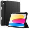 image:imageJETech Case Cover for iPad A16 11th10th Gen Navy  For 20252022 Model Soft TPU Pencil Holder TriFold Stand Auto WakeSleep Shockproof Lightweight DesignBlack