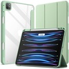image:imageJETech Case Cover for iPad Pro 11 4321 Black  For 2022202120202018 Model Clear Back Pencil Holder Slim Shockproof TriFold Stand Auto WakeSleepMatcha Green