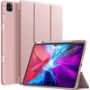 image:imageJETech Case Cover for iPad Pro 129 4th3rd Gen 20202018 Black  Soft TPU Protection Pencil Holder TriFold Stand Pencil Charging Support Shockproof Lightweight Design Auto WakeSleepRose Gold