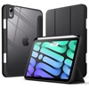 image:imageJETech Case Cover for iPad mini A17 Pro6th Gen 20242021 Black  Clear Transparent Back Pencil Holder Slim Shockproof Protection TriFold Stand Auto WakeSleepBlack
