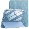 image:imageJETech Glitter Case Cover for iPad A16 11th10th Gen Pink  For 20252022 Model Sparkly Glitter Design Pencil Holder Slim Clear Back Kids and GirlsFriendlySky Blue