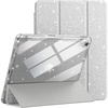 image:imageJETech Glitter Case Cover for iPad A16 11th10th Gen Pink  For 20252022 Model Sparkly Glitter Design Pencil Holder Slim Clear Back Kids and GirlsFriendlySilver