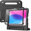 image:imageJETech Kids Case for iPad A16 11th10th Gen Blue  For 20252022 Model Builtin Screen Protector 360 Handle Stand Shockproof KidFriendlyBlack