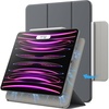 image:imageJETech Magnetic Case for iPad Pro 129 6543 Black  For 2022202120202018 Model Slim Smart Design Cover Auto WakeSleep Lightweight ProtectionSpace Gray
