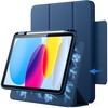 image:imageJETech Magnetic Detachable Case Cover for iPad A16 11th10th Gen Navy  For 20252022 Model Rotating Cover PortraitLandscape Stand Raised Screen View Auto WakeSleepNavy