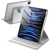 image:imageJETech Rotating Case Cover for iPad Pro 129 6543 Black  For 2022202120202018 Model 360 Rotation Stand Clear Back Design Auto WakeSleep Pencil Holder Full ProtectionSilver
