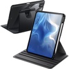 image:imageJETech Rotating Case Cover for iPad mini A17 Pro6th Gen Purple  For 83 20242021 Model 360 Rotation Stand Clear Back Design Auto WakeSleep Pencil Holder Full ProtectionBlack