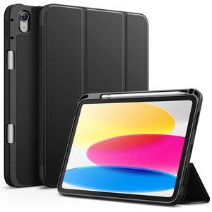 image:imageJETech Case Cover for iPad A16 11th10th Gen Navy  For 20252022 Model Soft TPU Pencil Holder TriFold Stand Auto WakeSleep Shockproof Lightweight DesignBlack