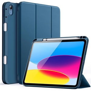 image:imageJETech Case Cover for iPad A16 11th10th Gen Navy  For 20252022 Model Soft TPU Pencil Holder TriFold Stand Auto WakeSleep Shockproof Lightweight DesignTeal