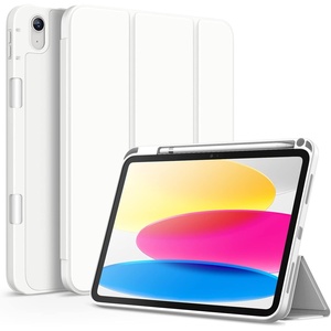 image:imageJETech Case Cover for iPad A16 11th10th Gen Navy  For 20252022 Model Soft TPU Pencil Holder TriFold Stand Auto WakeSleep Shockproof Lightweight DesignWhite