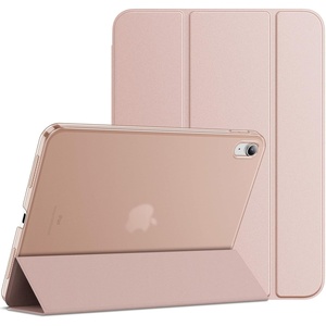 image:imageJETech Case Cover for iPad A16 11th10th Gen Navy Blue  For 20252022 Model Translucent Back TriFold Stand Auto WakeSleep Lightweight Shockproof ProtectionRose Gold