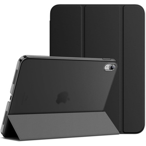image:imageJETech Case Cover for iPad A16 11th10th Gen Navy Blue  For 20252022 Model Translucent Back TriFold Stand Auto WakeSleep Lightweight Shockproof ProtectionBlack