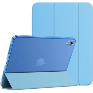 image:imageJETech Case Cover for iPad A16 11th10th Gen Navy Blue  For 20252022 Model Translucent Back TriFold Stand Auto WakeSleep Lightweight Shockproof ProtectionSky Blue